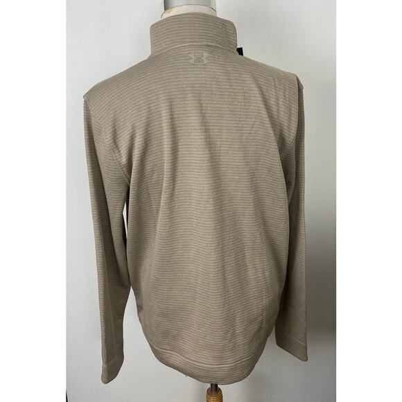 NEW Under Armour Golf Storm 1/4 zip stripe performance pullover sweater, XL - Picture 3 of 4
